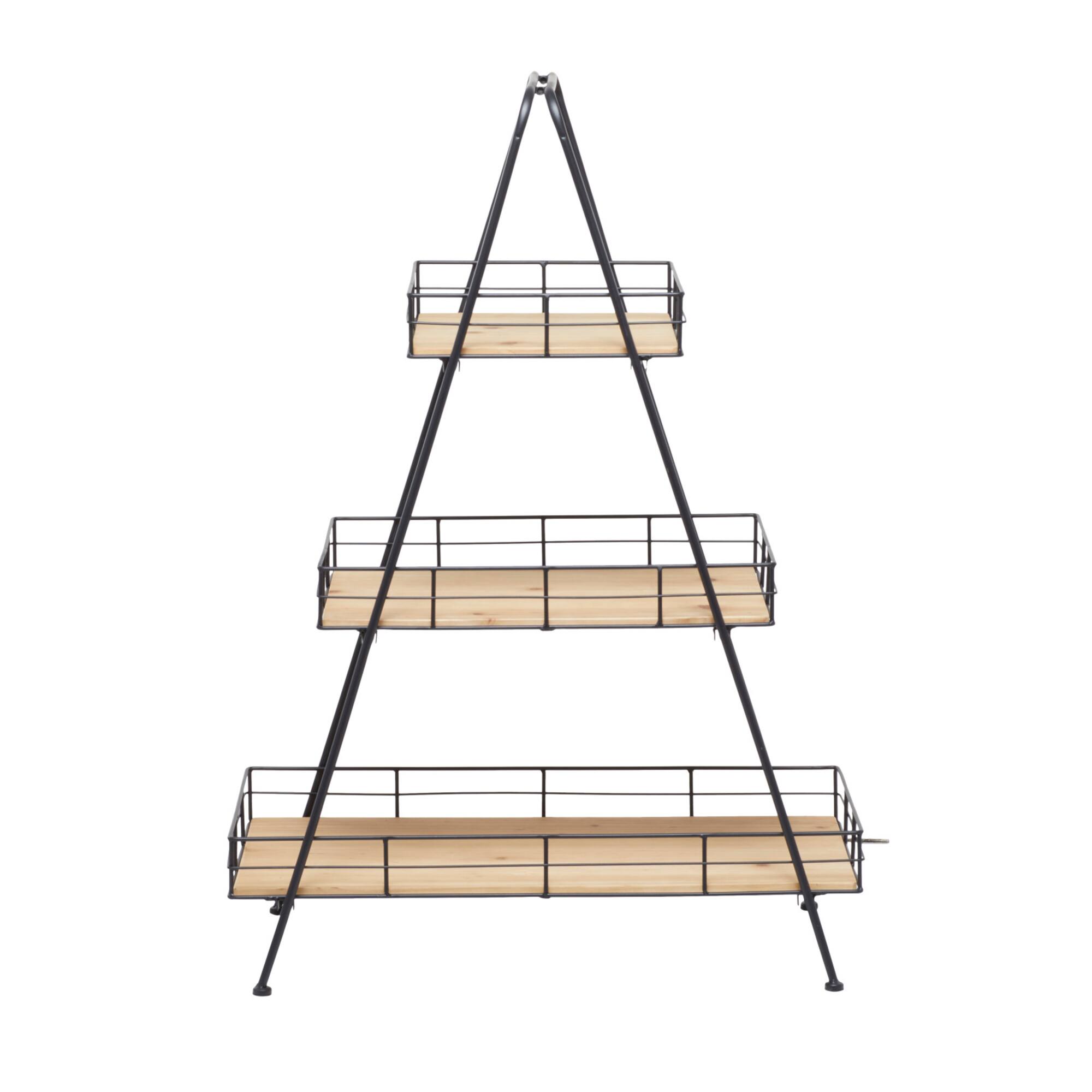Black Iron Modern Farmhouse Plantstand, 40" x 28" x 16"